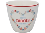 Mama White latte cup fra GreenGate - Tinashjem